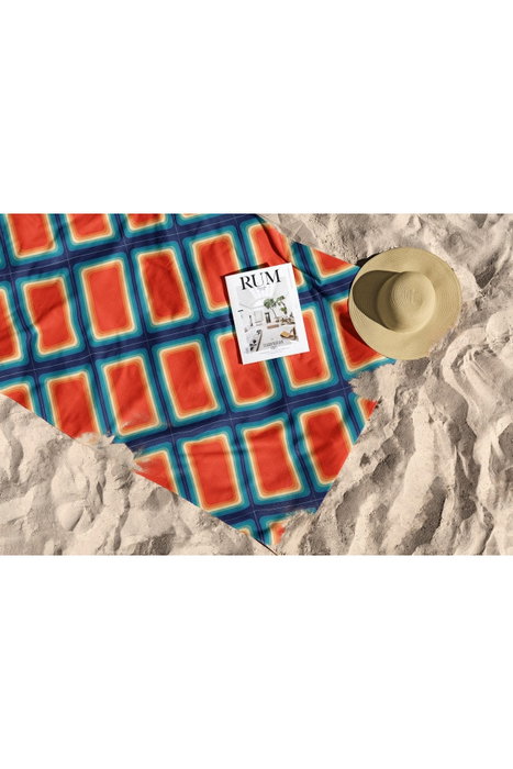 Mijölnir Toalla de Playa Multicolor 70 x 130 cm (70% Poliéster / 30% Poliamida)